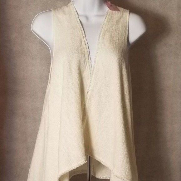 Calypso St. Barth Albin Vest White Spring XS S M L NWT MSRP $150 FAST SHIP - Picture 1 of 6